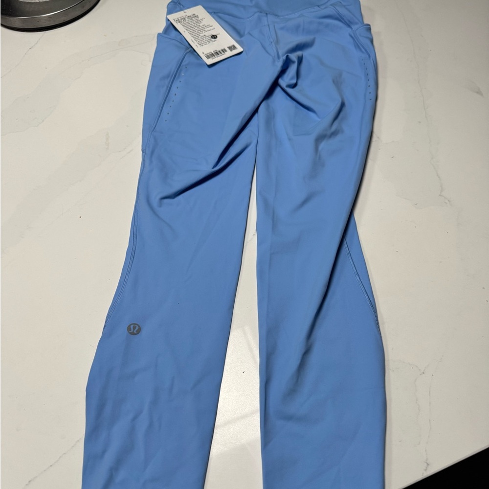 Lululemon Athletica Sky Blue Tights - Picture 4 of 11